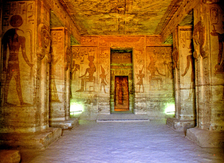 Alt Egipte 99 Abu Simbel interior del temple de Nafertari